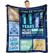 11 Years Old Boy Gift Ideas, Gifts for 11 Year Old Boys, 11 Year Old Boy Birthday Gift, Cool Presents for 11 Year Old Boys Throw Blanket 60 x 50 Inch