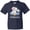 Navy, variant on Inktastic My Babysitter Loves me to the Moon and Back Elephant Family Youth T-Shirt