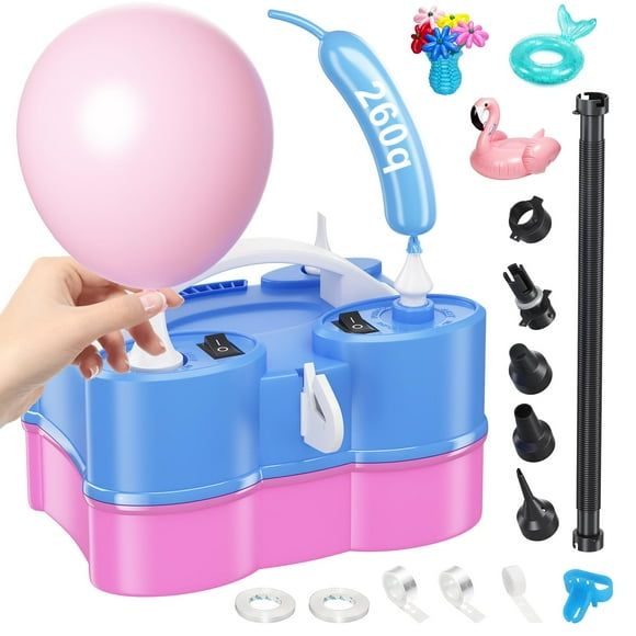 Bomba Eléctrica para Globos Dagelar 3 en 1 Portátil Aire 110V