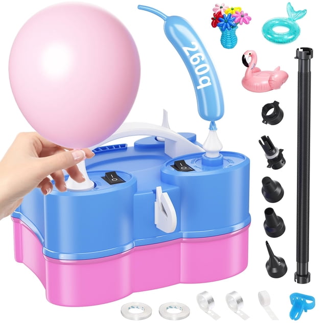 Bomba Eléctrica para Globos Dagelar 3 en 1 Portátil Aire 110V