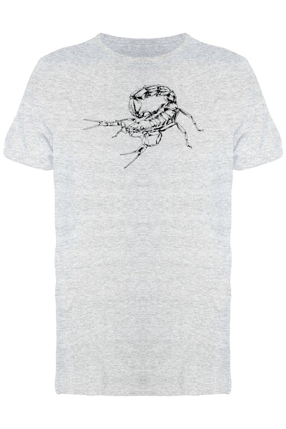 Grunge Scorpion Sketch Tee Men's -Image by Shutterstock