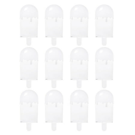 

HOMEMAXS 12pcs Plastic Ice Cream Shape Candy Boxes Creative Candy Container for Home