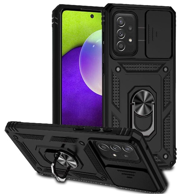 Estuche GANGXUN para Samsung Galaxy A73 5G, soporte giratorio 360°, estilo mecánico y magnético