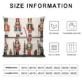 thumbnail image 5 of JEUXUS Holiday and Seasonal Decorative Throw Pillow 'Nutcrackers', 5 of 5