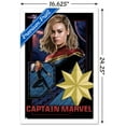 thumbnail image 3 of Marvel The Marvels - Captain Marvel Wall Poster, 14.725" x 22.375" Framed, 3 of 5