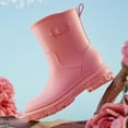 thumbnail image 5 of Women's Mid Calf Rain Boots Waterproof Fashion Garden Shoes Anti-slipping Soft Outsole Lightweight Rainboots Comfortable Insole Light Rain Shoes, 5 of 7