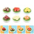 thumbnail image 3 of 12pcs Miniature Vegetable Models Doll House Food Vegetable Models Photo Props Mixed Style, 3 of 8