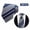 YUY15, variant on Men's Extra Long Big and Tall Necktie Woven Jacquard Classic Silk Tie Business Wedding Formal Party Stripe Jacquard