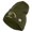 Olive, variant on U.S. Army 75 Ranger Regiment Symbol Embroidered 8 Inch Solid Knit Short Beanie Made in USA - Navy OSFM