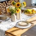 thumbnail image 4 of Grey Eucalyptus Round 13 Inch Placemats Set of 8, Spring Botanical Weeping Plant Aesthetic HeatResistant Non Slip Place Mats for Dining Table, Wipeable Braided Kitchen Table Mats for Housewarming, 4 of 9
