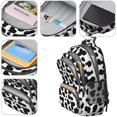 thumbnail image 4 of Cow Print Pattern Backpack for School, Cute School Bag with Adjustable Shoulder Straps and Padded Back, 16.9"x12.6"x5.9", 4 of 5