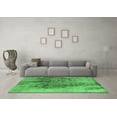 thumbnail image 3 of Ahgly Company Indoor Round Oriental Emerald Green Industrial Area Rugs, 4' Round, 3 of 4