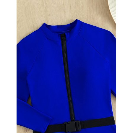 Women S Long Sleeve Zip Front One Piece Swimsuit Neon Bathing Suits Walmart Canada