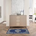 thumbnail image 1 of Nourison Grafix Traditional Navy Blue 2' x 4' Area-Rug, Easy-Cleaning, Non Shedding, Bed Room, Living Room, Dining Room, Kitchen (2x4) Navy Blue 2' x 4' (Rectangular), 1 of 5