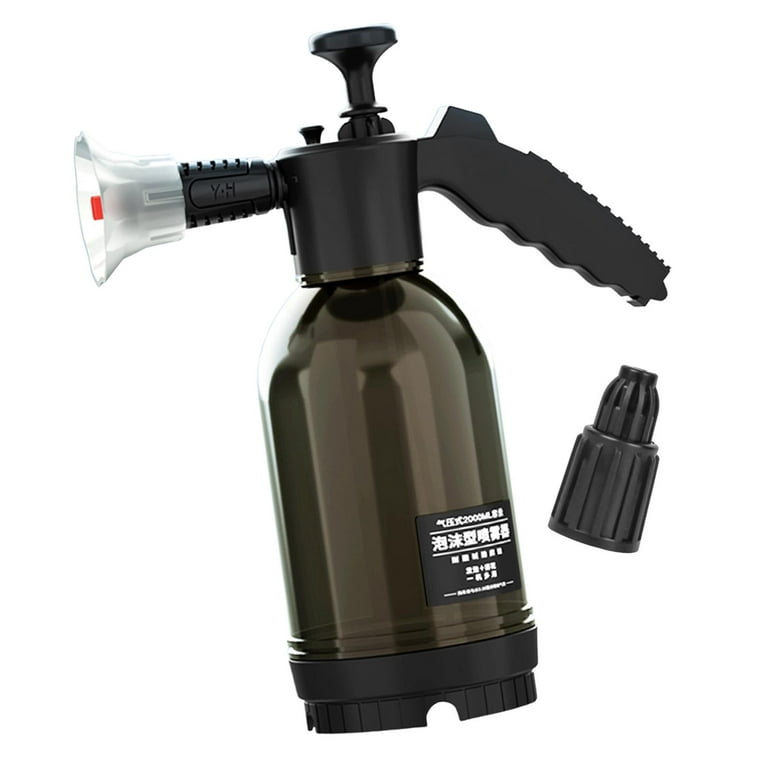 1pc High Pressure Car Wash Spray Bottle Hand Pump Sprayer Alcohol  Disinfection Horticulture Household Car Film 2l Watering Can