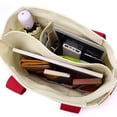 thumbnail image 6 of ibiyuan Canvas Messenger Bag Solid Color Canvas One Shoulder Messenger Bag Lightweight Daily Travel School Shopping Handbag for Women, 6 of 8