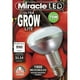 Miracle A Mené 605038 9,5 Watts (75 Watts) Ampoule Hydroponique Commerciale Ultra Grow Lite BR30 Full Spectrum – image 1 sur 1
