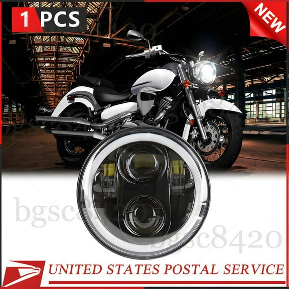 For Suzuki Boulevard M50 M90 C50 VZ800 5-3/4 5.75"INCH LED Headlight Hi/Lo DRL