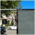 thumbnail image 5 of ShadeMart Gray 8' x 50' Plus Extra Heavy Duty Fence Screen Privacy Screen - Commercial Grade 220 GSM - Heavy Duty - 3 Years Warranty, 5 of 8