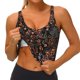thumbnail image 3 of Balery Floral Sujetadores deportivos con espalda cruzada para mujer, acolchados, sin costuras, de alto impacto, ideales para yoga, gimnasio, entrenamiento y fitness.-Small, 3 of 8