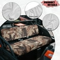 thumbnail image 5 of Yuyamidu Camo Hunting UTV Seat Covers Bench Seat Cover Brown Oak Powersports Cushion Pad Fit for Mule 3000 3010 3020 4000 4010 2001-2024, 5 of 7