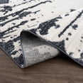 thumbnail image 4 of Abani Nuevo Collection Area Rug Mid Century Modern Bedroom Living Room Decor Floor Rug 6 x 9 Cream Charcoal, 4 of 9