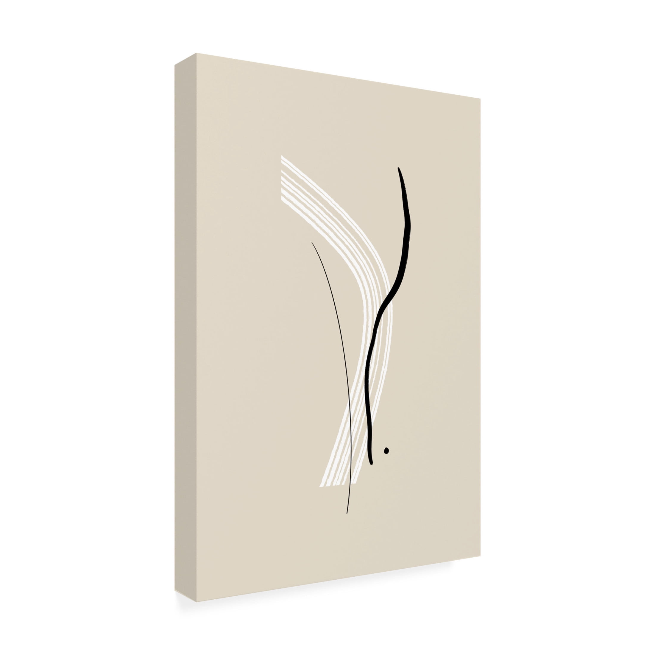 Trademark Fine Art uplusmestudio Composition Of Lines The Second Canvas Wall Art