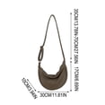 thumbnail image 3 of Women's Versatile High-End Soft Leather Dumpling Bag Shoulder Bag Crossbody Bag For Student Class Use, 3 of 6
