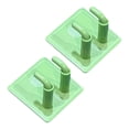 thumbnail image 4 of Ganchos para colgar raqueta de bádminton Colamx 2 uds Acero inoxidable Verde, 4 of 8
