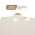 thumbnail image 4 of Autlaycil 7.5 ft Patio Umbrella with Fringe, Beach Pool and Yard with Umbrella Base, Beige, 4 of 7