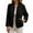 *Black, variant on ClodeEU Women's Quilted Jacket,Long Sleeve Zip Up Coat ,Plaid Print Outwear With Pockets White,Womens Plus S