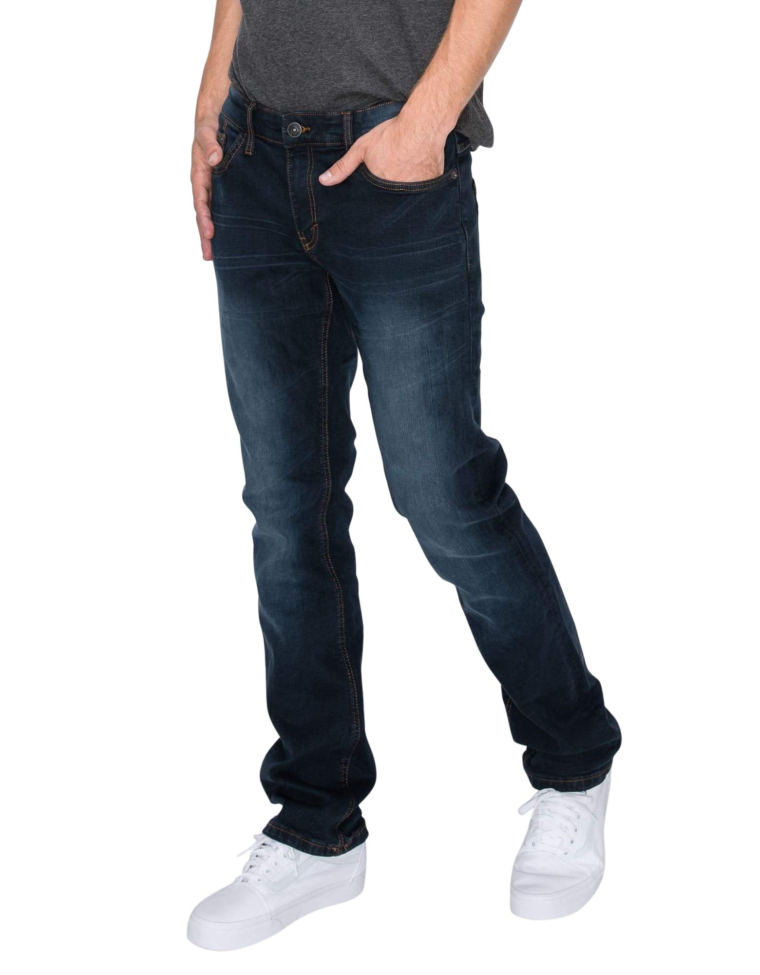 ring of fire men's straight fit stretch jeans