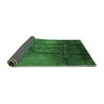 thumbnail image 2 of Ahgly Company Indoor Round Oriental Emerald Green Industrial Area Rugs, 5' Round, 2 of 4
