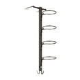thumbnail image 1 of jinwen Football Holder Gift Bedroom Tool Room Basketball Ball Storage Rack Adhesive Black 93x18cm, 1 of 9