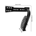 thumbnail image 2 of HONITANO Drivers Side Footrest Black Stainless Steel Left Foot Rest Pad Off Road Use 1Pcs, 2 of 8