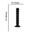 thumbnail image 4 of Me You Us Ripple 8" Silicone G-spot Dildo, Black, 4 of 4