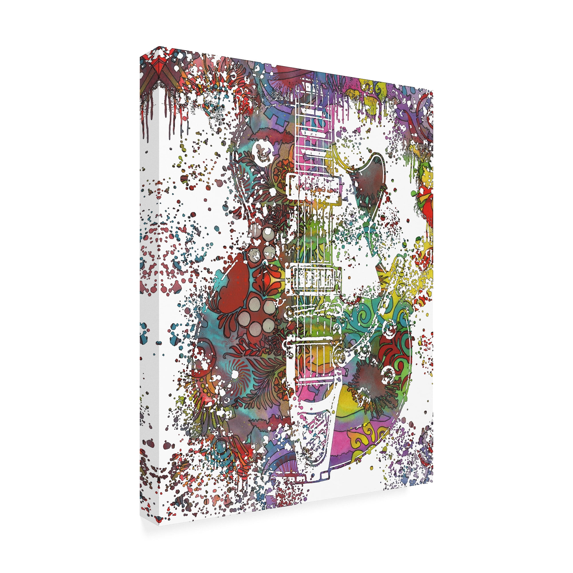Trademark Fine Art 'Les Paul Whammy' Canvas Art by Dean Russo