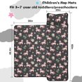 thumbnail image 5 of Unicorn and Flower Grey Pattern Teens Toddler Nap Mat with Pillow, Sleeping Mat Bag for Preschool Daycare 60"x20", 5 of 6