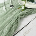 thumbnail image 6 of Efavormart 10FT Gauze Table Runner Cheesecloth Fabric For Wedding Arch, Arbor Decor - Sage Green, 6 of 11