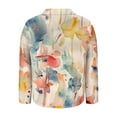 thumbnail image 4 of Karight Womens Button Down Shirt Long Sleeve Blouse, 4 of 5