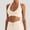 Beige, variant on Solid Color Sports Bras for Women High Impact Sports Bras for Women Racerback Running Bra Workout Crop Tank Tops Longline Sports Bra Push up Seamless Quick Drying Bra Sports Run Ride a Bike