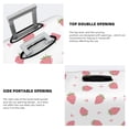 thumbnail image 6 of Wukai Hand Drawn Strawberry Elastic Luggage Cover: Personalized Protection for Your Suitcase - Fits 19~29-inch, Washable & Durable Travel Companion-Medium, 6 of 8