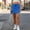 Blue, variant on FengLS Womens Casual Skirt-Pants Drawstring Elastic Waist Skirt with Built-In Shorts Summer Athletic Skorts for Tennis & Golf Wear