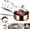 B-1.5QT, variant on Pure Titanium Saucepan with Lid, 1.5/2/3/4 QT Non-Stick No Coating Pure Titanium Pan, Dual Pour Spouts Hammered Pan, Fast Even Heating