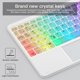 thumbnail image 4 of 172 Wireless Keyboard and Mouse Combo RGB Backlit Bluetooth 5.1 Keyboard Mouse Set with Touchpad - B, 4 of 5