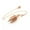 Rose Gold, variant on 4pcs Seven floors Chakra Pendulum Pendant Energy Power Reiki Healing Amulet-Gold