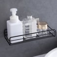 thumbnail image 3 of Iron Kitchen Bathroom Shower Shelf Storage Suction Basket Caddy Rack New, 3 of 9