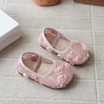 thumbnail image 2 of Losmtrace Girl's Floral Lace Ballet Flats Mesh Flower Strap Cute Flat Shoes Pink 12 (30), 2 of 9