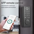 thumbnail image 4 of Security Smart Fingerprint Door Lock for Front Door Electronic Keyless Entry Door Lock Deadbolt with Handle Set Keypad Door Lock with Code Keys APP Control BT Safety Lock, 4 of 7