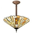 thumbnail image 2 of Meyda Tiffany - 77801 - Three Light Inverted Pendant - Delta - Mahogany Bronze, 2 of 4